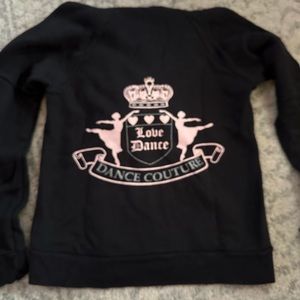 Dance couture I love dance zip hoodie